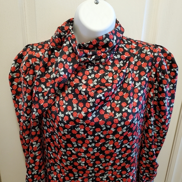 🎈2/$50 Zara Rose Peplum Blouse - Picture 5 of 16